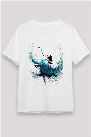 Bale Beyaz Unisex Tişört T-Shirt - TişörtFabrikası