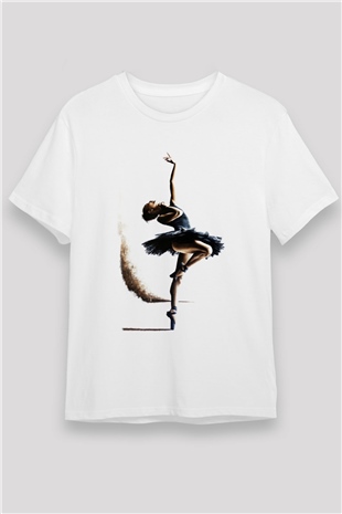 Bale Beyaz Unisex Tişört T-Shirt - TişörtFabrikası