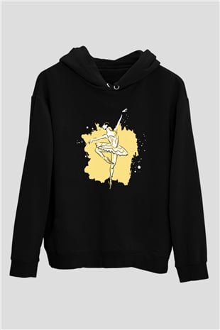 Bale Siyah Unisex Hoodie