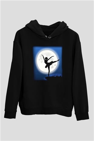 Bale Siyah Unisex Hoodie