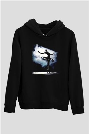 Bale Siyah Unisex Hoodie