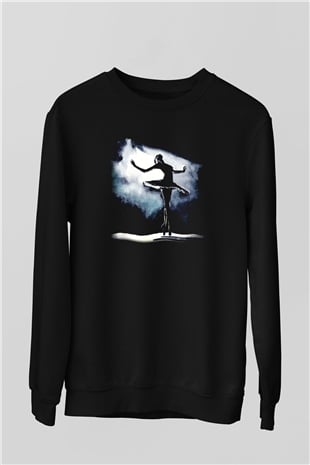 Bale Siyah Unisex Sweatshirt