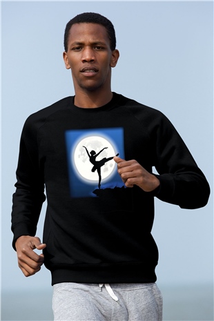 Bale Siyah Unisex Sweatshirt