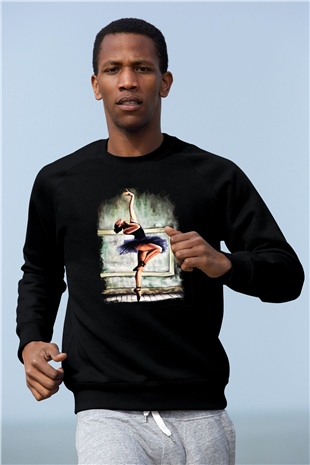 Bale Siyah Unisex Sweatshirt