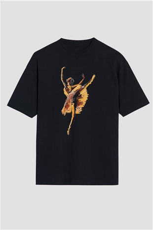 Bale Siyah Oversize Tişört Oversize T-shirt - TişörtFabrikası
