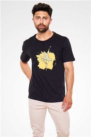 Bale Siyah Unisex Tişört T-Shirt - TişörtFabrikası