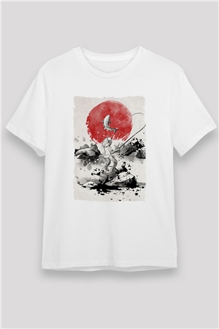Balıkçı Beyaz Unisex Tişört T-Shirt - TişörtFabrikası