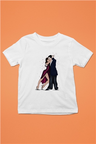 Balo Beyaz Unisex Çocuk Tişört