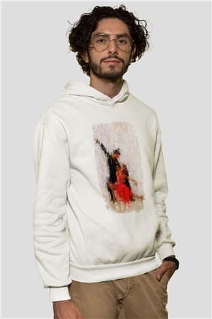 Balo Beyaz Unisex Hoodie