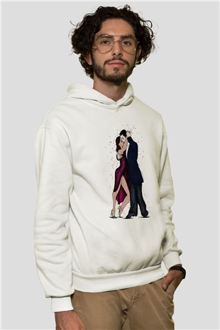 Balo Beyaz Unisex Hoodie