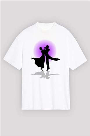 Balo Beyaz Unisex Oversize Tişört T-Shirt