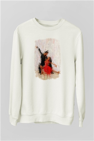 Balo Beyaz Unisex Sweatshirt