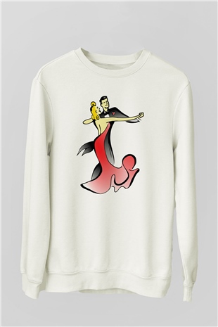 Balo Beyaz Unisex Sweatshirt