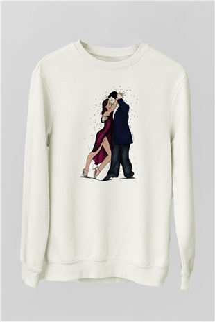 Balo Beyaz Unisex Sweatshirt