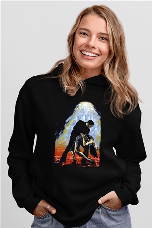 Balo Siyah Unisex Hoodie