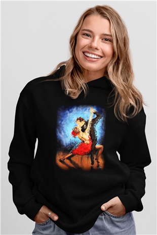 Balo Siyah Unisex Hoodie
