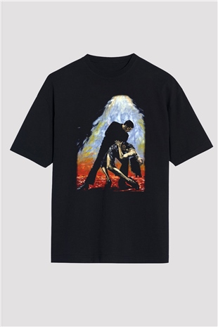 Balo Siyah Oversize Tişört Oversize T-shirt - TişörtFabrikası