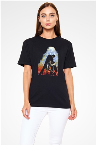 Balo Siyah Unisex Tişört T-Shirt - TişörtFabrikası