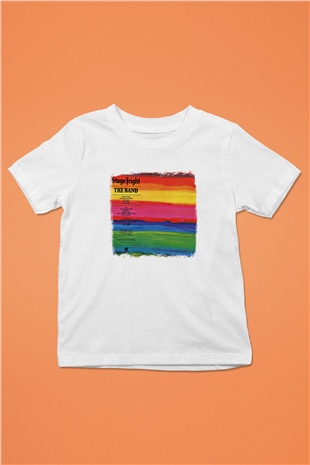 Band Baskılı Unisex Beyaz Çocuk Tişört
