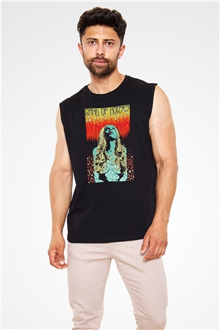 Band of Horses Siyah Unisex Kolsuz Tişört