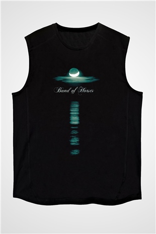 Band of Horses Siyah Unisex Kolsuz Tişört