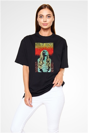 Band of Horses Siyah Unisex Oversize Tişört T-Shirt