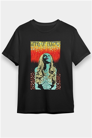 Band of Horses Siyah Unisex Tişört T-Shirt - TişörtFabrikası