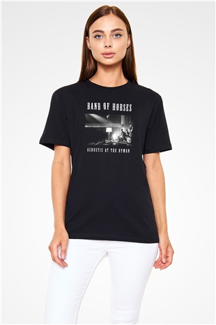 Band of Horses Siyah Unisex Tişört T-Shirt - TişörtFabrikası