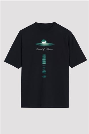 Band of Horses Siyah Oversize Tişört Oversize T-shirt - TişörtFabrikası