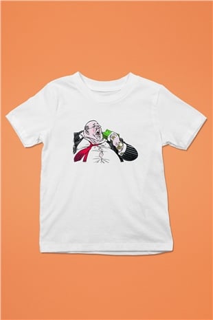 Bankacı Beyaz Unisex Çocuk Tişört