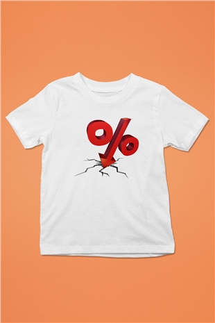Bankacı Beyaz Unisex Çocuk Tişört