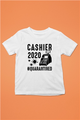 Bankacı Beyaz Unisex Çocuk Tişört