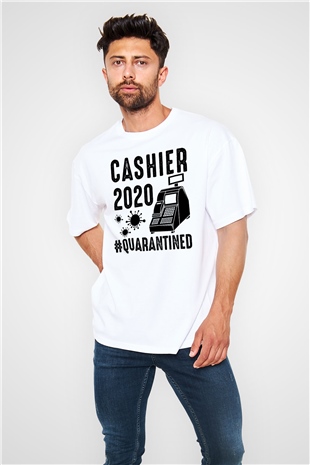 Bankacı Beyaz Oversize Tişört Oversize T-shirt - TişörtFabrikası