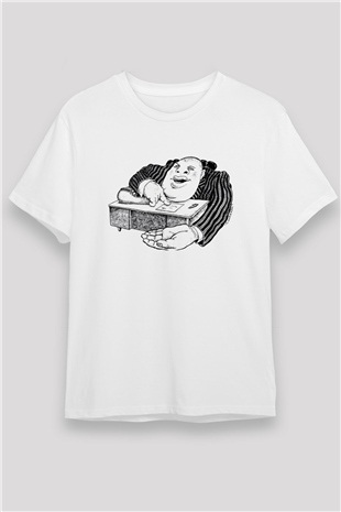 Bankacı Beyaz Unisex Tişört T-Shirt - TişörtFabrikası