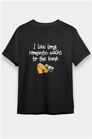 Bankacı Siyah Unisex Tişört T-Shirt - TişörtFabrikası