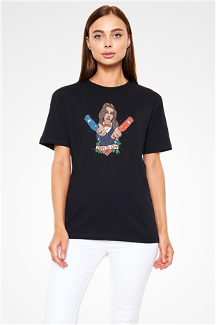 Barmaid Siyah Unisex Tişört T-Shirt - TişörtFabrikası