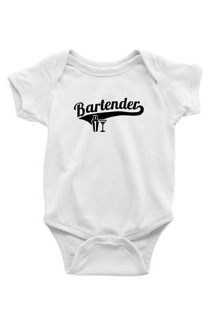 Barmen Beyaz Bebek Body - Zıbın