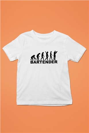 Barmen Beyaz Unisex Çocuk Tişört