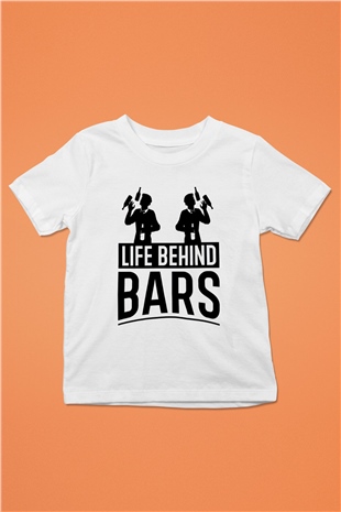 Barmen Beyaz Unisex Çocuk Tişört