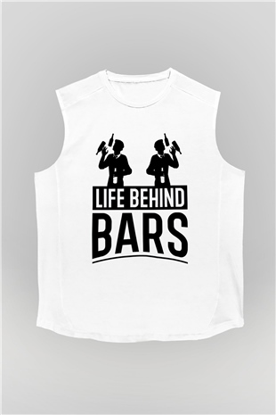 Barmen Beyaz Unisex Kolsuz Tişört