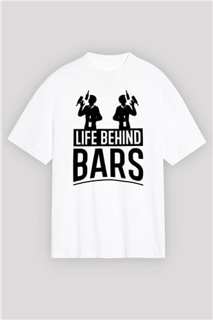 Barmen Beyaz Oversize Tişört Oversize T-shirt - TişörtFabrikası