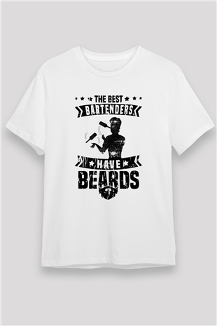 Barmen Beyaz Unisex Tişört T-Shirt - TişörtFabrikası