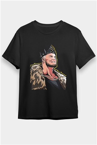Baron Corbin Baskılı Unisex Siyah Tişört - Tshirt