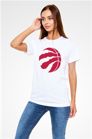 Basketbol Beyaz Unisex Tişört T-Shirt - TişörtFabrikası