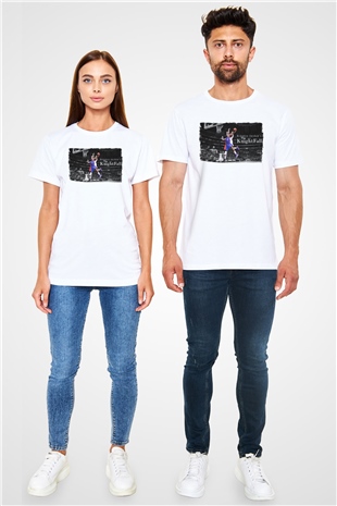 Basketbol Beyaz Unisex Tişört T-Shirt - TişörtFabrikası