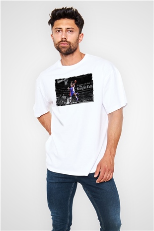 Basketbol Beyaz Oversize Tişört Oversize T-shirt - TişörtFabrikası