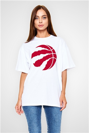 Basketbol Beyaz Oversize Tişört Oversize T-shirt - TişörtFabrikası