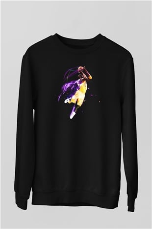 Basketbol Siyah Unisex Sweatshirt
