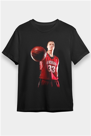 Basketbol Siyah Unisex Tişört T-Shirt - TişörtFabrikası