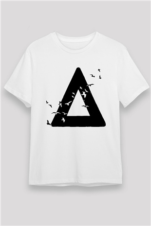 Bastille Beyaz Unisex Tişört T-Shirt - TişörtFabrikası